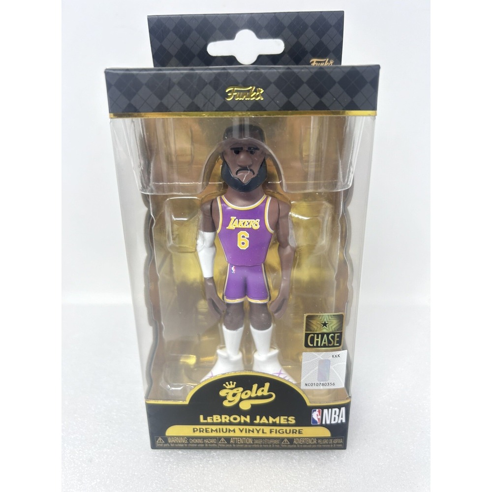Funko Vinyl Gold 5": LeBron James (Chase)‎ - Los Angeles Lakers Figure